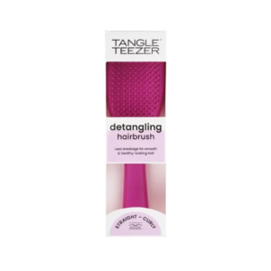 Tangle Teezer Straight - Curly Detangling Electric Pink