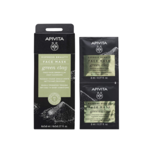 Apivita Express Beauty Face Mask Green Clay 2x8ml