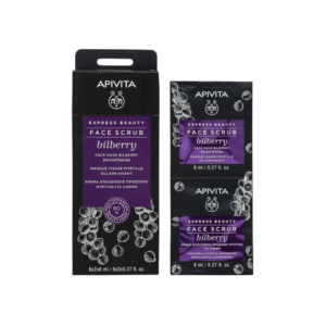 Apivita Express Beauty Face Scrub Bilberry 2x8ml