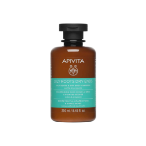 Apivita Oily Roots Dry Ends Shampoo, 250ml - Image 1