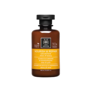 Apivita Nourish & Repair Shampoo Honey & Olive, 250ml