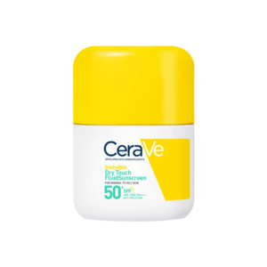 Cerave Invisible Dry Touch Fluid Sunscreen for Normal to Oily Skin SPF50+, 50ml