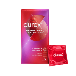 Προφυλακτικά Durex Sensitive Extra Lube 6τμχ.