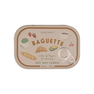Paddywax Bistro Baguette Tin Candle Rosemary Thyme, 127g