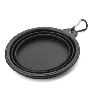 Folding Water Bowl - Black