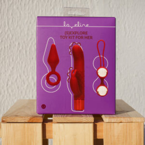 Loveline (S)Explore Toy Kit For Her, Dark Cherry