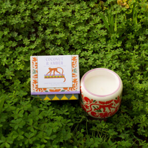 Paddywax Coconut & Amber Scented Soy Wax Candle, 226g
