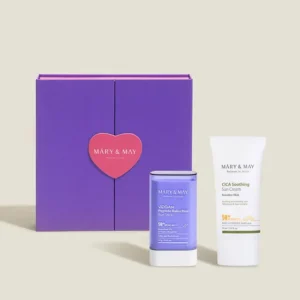 Mary & May CICA Soothing Sun Cream+Vegan Peptide Bakuchiol Sun Stick Duo Set
