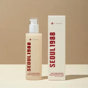 K- SECRET SEOUL 1988 Essence: Snail Mucin 97% + Rice, 100ml