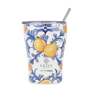 Estia Save The Aegean Coffee Mug Amalfi Coast, 350ml