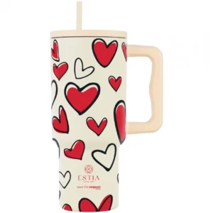 Estia Straw Tumbler Tender Lace, 900ml