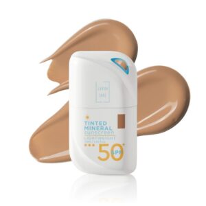 Lavish Care Tinted Mineral Sunscreen SPF50+ No. 3 Dark Shade, 50ml - Image 1