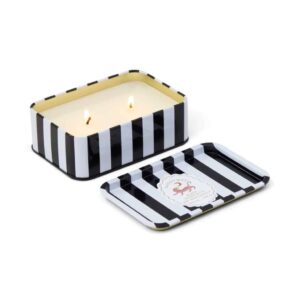 Paddywax Tiger Printed Tin Candle - Black Cedar & Fig, 184g - Image 2