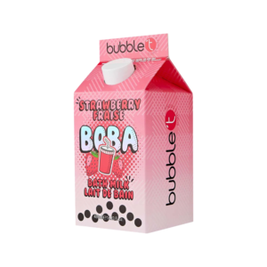 Bubble T Strawberry Boba Body Bath Milk, 480ml