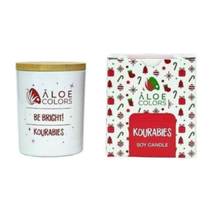 Aloe+ Colors Soy Candle Kourabies, 150gr - Image 1