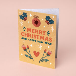 Plantable Christmas Card with Vellum Envelope