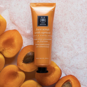 Apivita Gentle Exfoliating Apricot Face Scrub, 50ml - Image 1