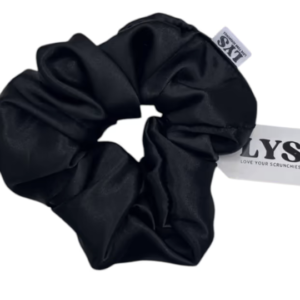 Love Your Scrunchie Σατέν Μαύρο - Image 1