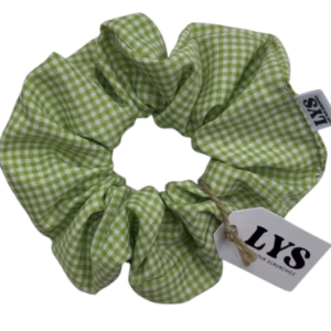 Love Your Scrunchie Καρό Λαχανί