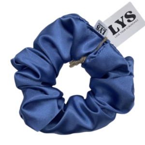 Love Your Scrunchie Σατέν Γαλάζιο