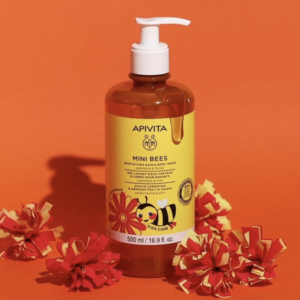 Apivita Mini Bees Gentle Shampoo & Body Wash, 500ml - Image 2
