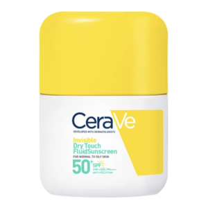 Cerave Invisible Dry Touch Fluid Sunscreen for Normal to Oily Skin SPF50+, 50ml