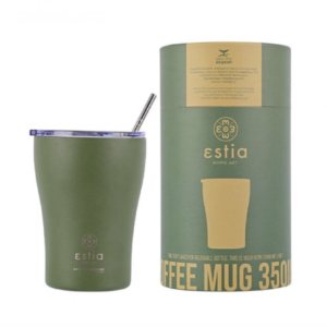 Estia Coffee Mug Pine Green Matte, 350ml - Image 1