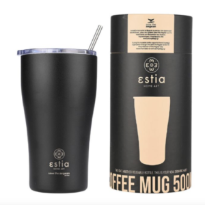 Estia Coffee Mug Midnight Black, 350ml - Image 1
