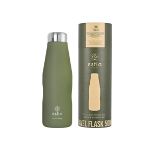 Estia Travel Flask Dark Green Matte, 500ml - Image 1
