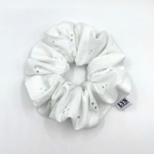 Love Your Scrunchie Λευκό Κεντηματα - Image 1