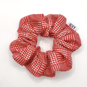 Love Your Scrunchie Κόκκινο Γεωμετρικά Σχέδια