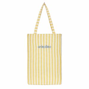Crinolino Yellow Striped Tote Bag