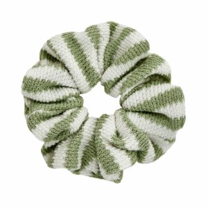 Crinolino Mint Striped Scrunchie