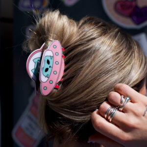 Hair Clip Ufo Cat - Image 1