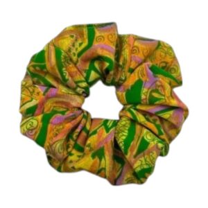 Love Your Scrunchie Πορτοκαλί Μώβ Πράσινο