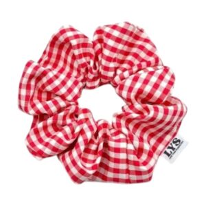 Love Your Scrunchie Φούξια Καρό - Image 1