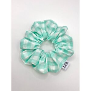 Love Your Scrunchie Μέντα Καρό